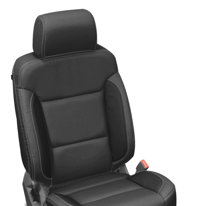 Silla de automovil con costuras hechas por máquina JM 8045